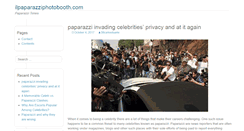 Desktop Screenshot of ilpaparazziphotobooth.com